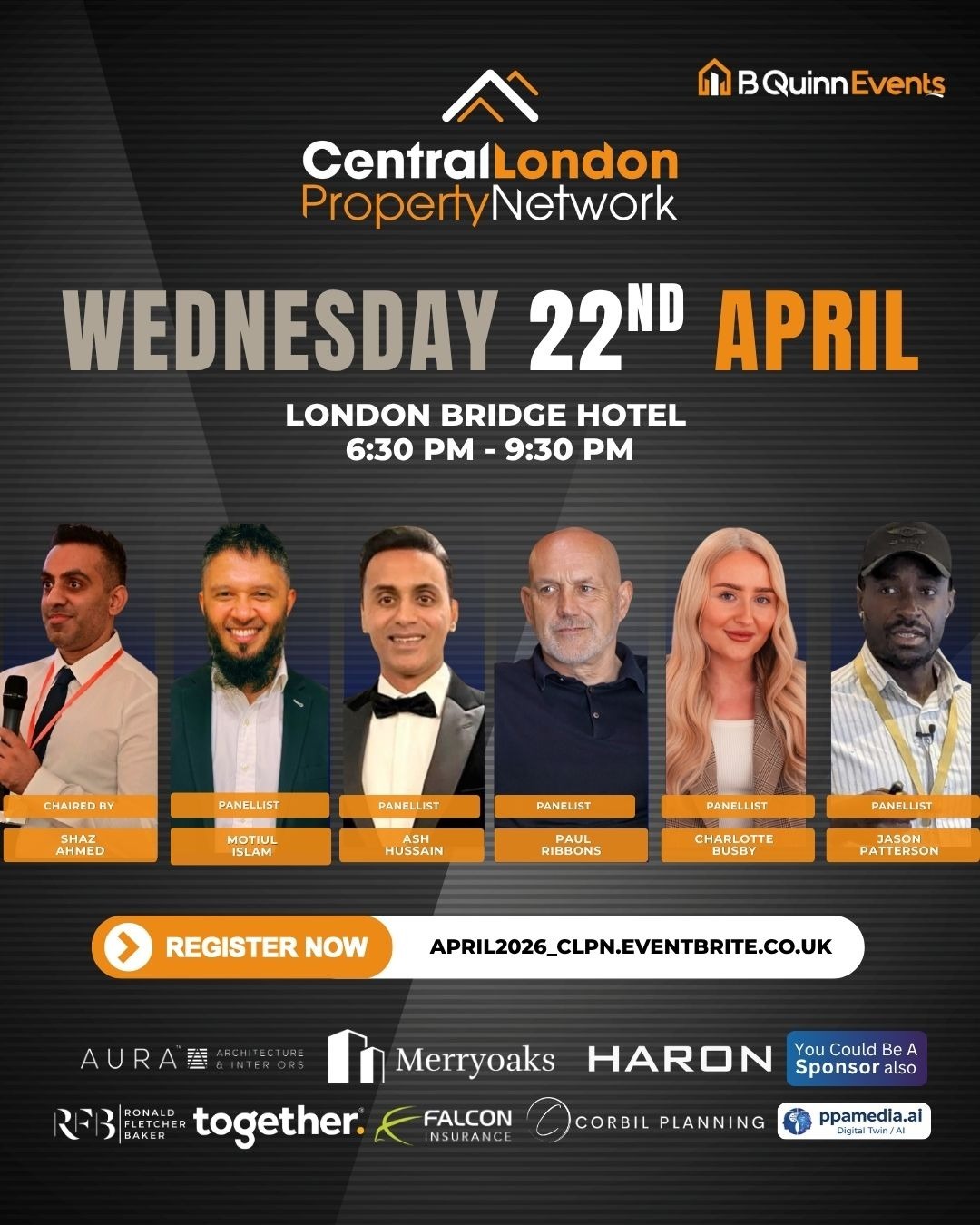 Jason Patterson speaking at property networking event